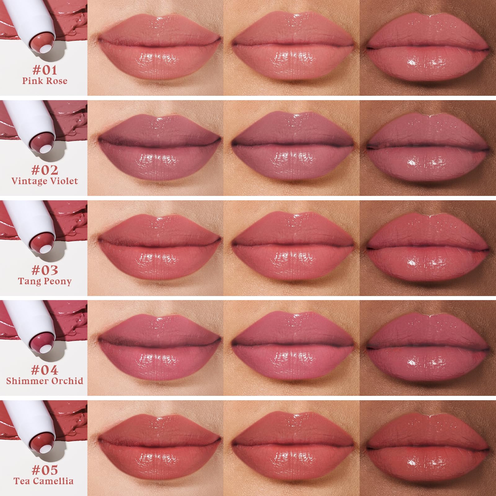 bayfree Tinted Lip Balm Plumper, Glossy, Pump Lips, Lightweight, Moisturize & Tint with Jojoba Seed Oil, Vegan Lip Balm Lip Care Present, Garden